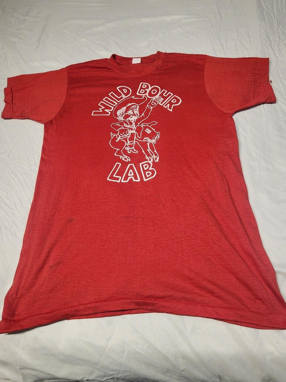 Vintage 1970s/1980 Red Graphic Tee